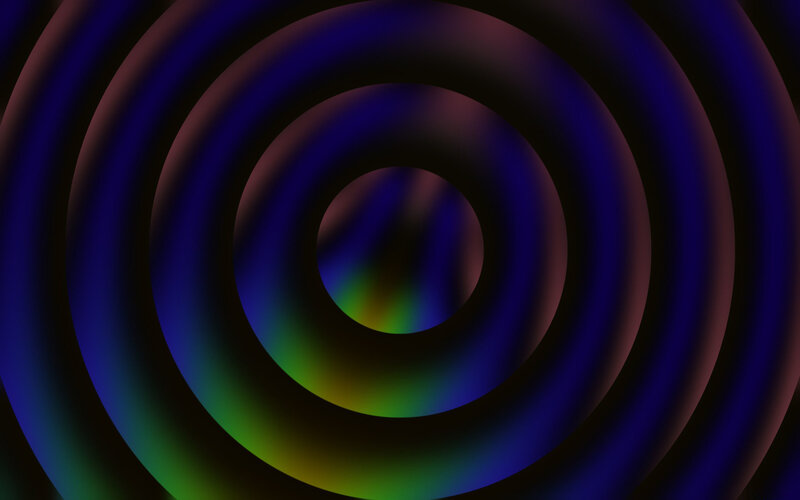 concentric circles with gradient