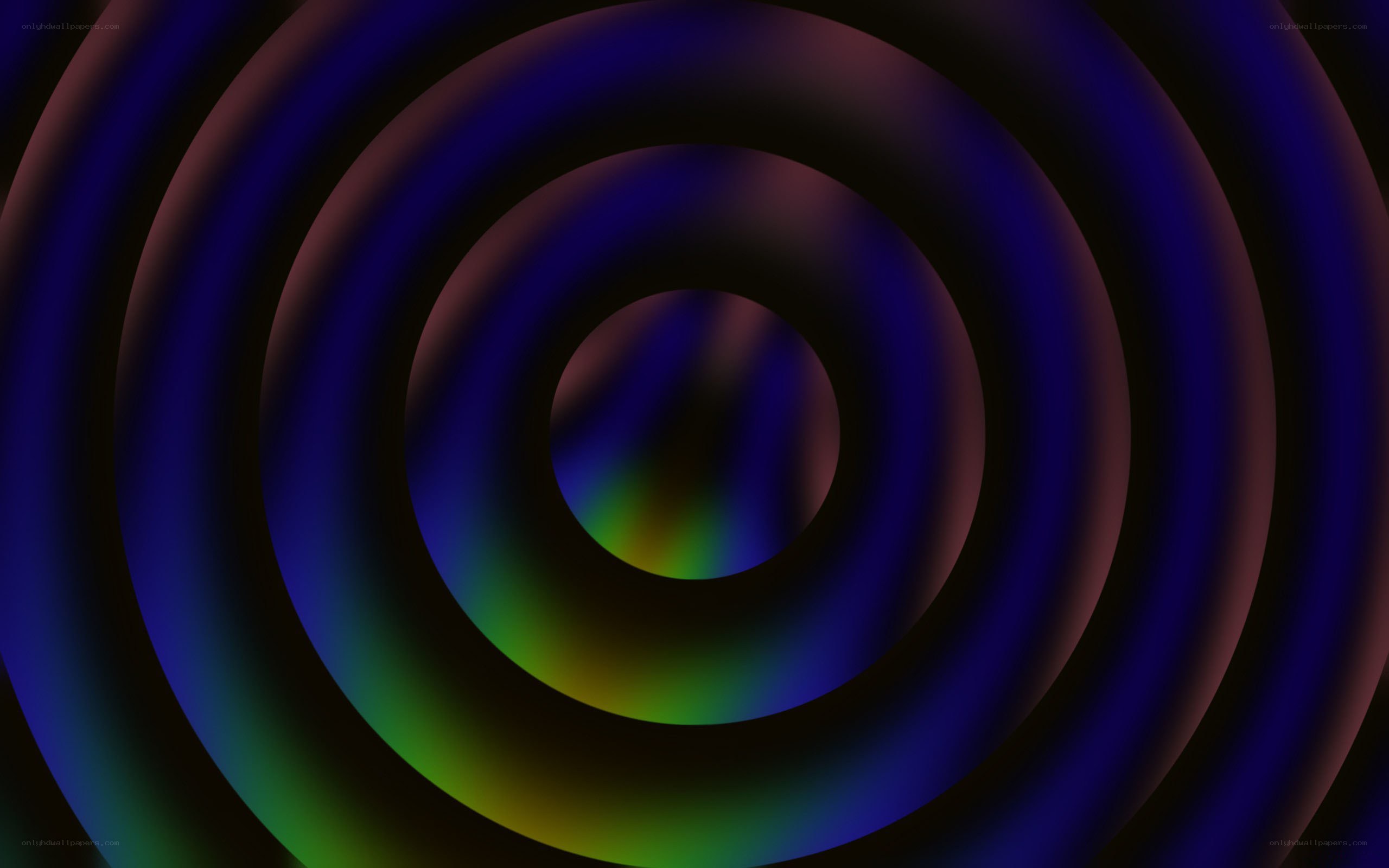 concentric circles with gradient