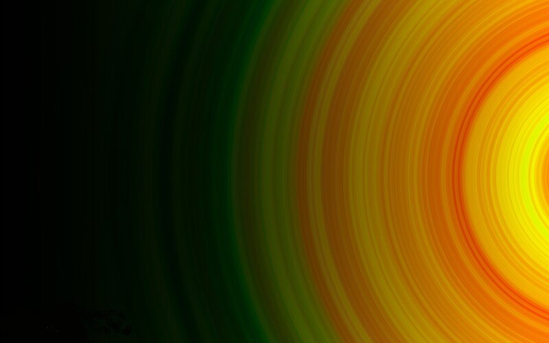 Concentric Color Rings — Green