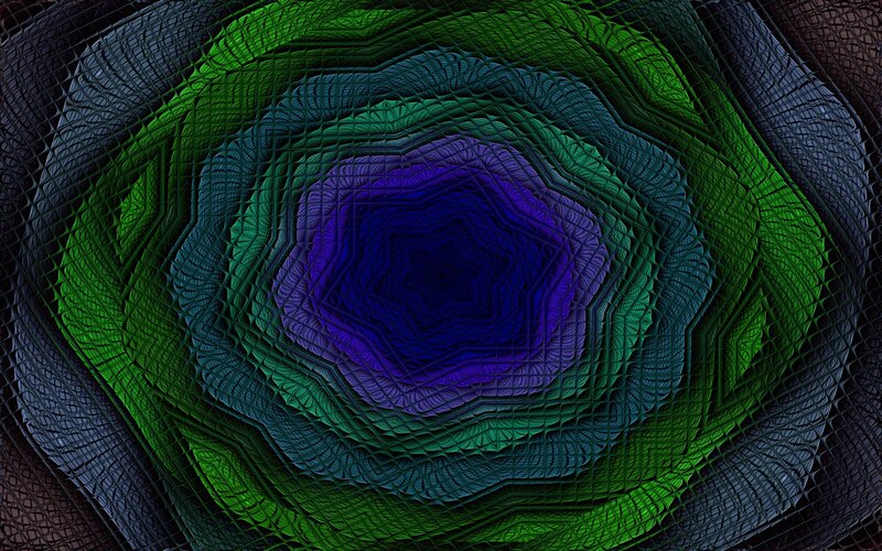 Concentric Fractal Pattern