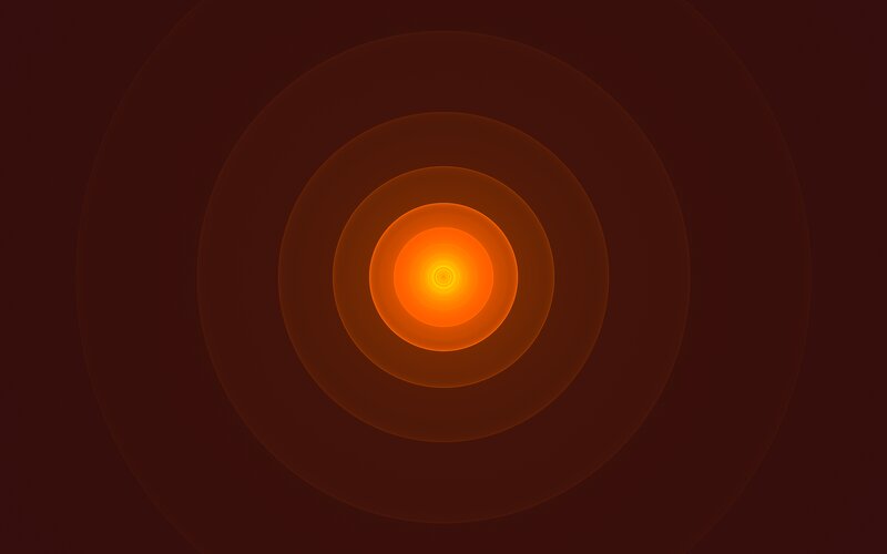 Concentric Glowing Circles