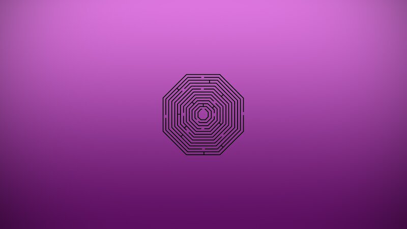 Concentric Maze Pattern