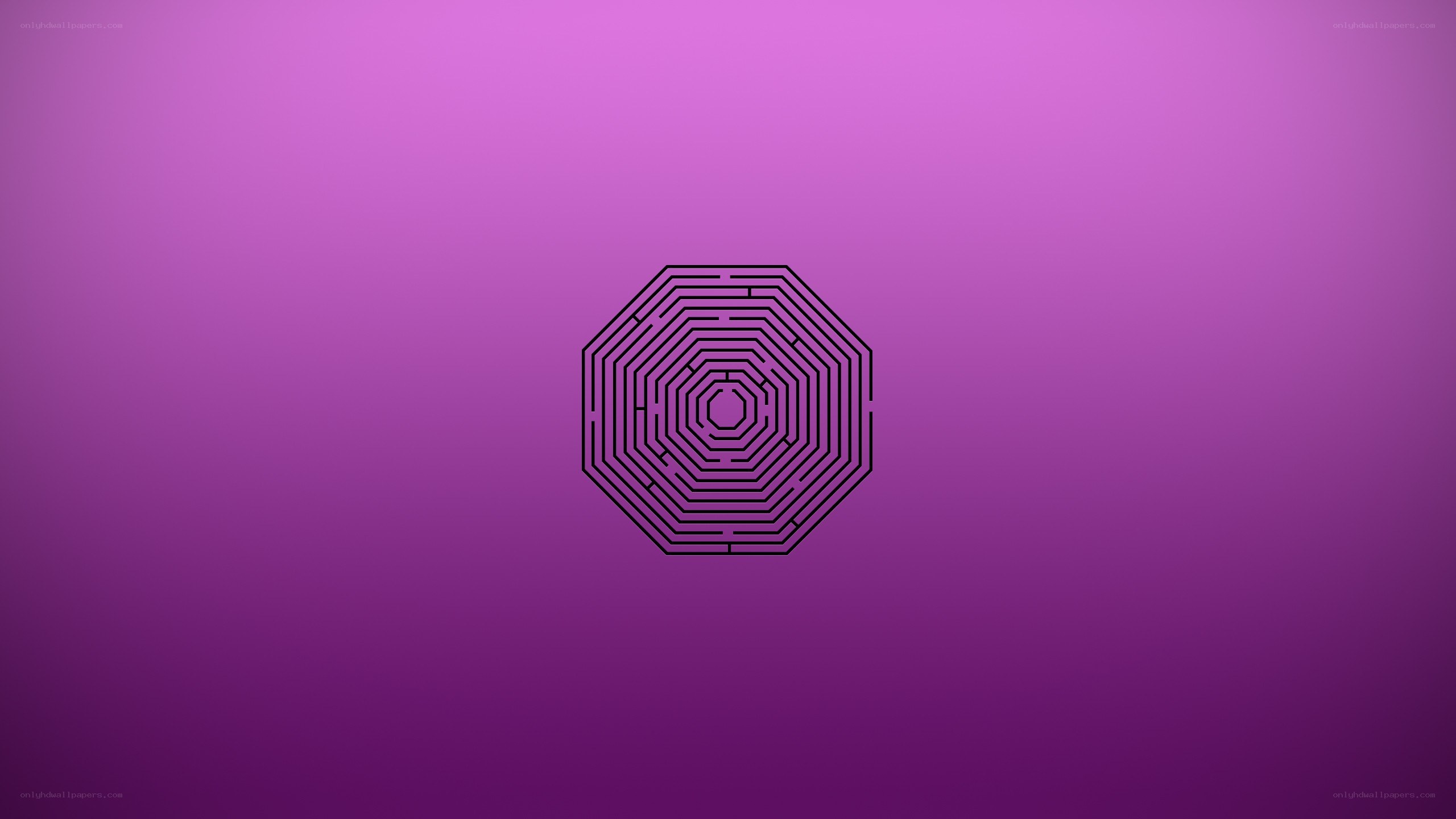 concentric octagon maze