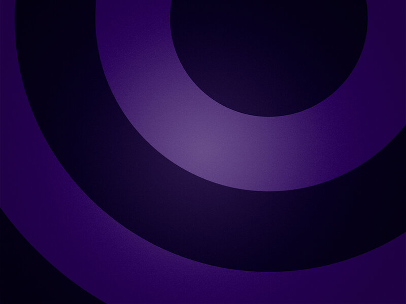 Concentric Purple Circles — Calm