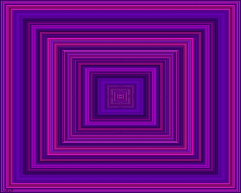 Concentric purple squares