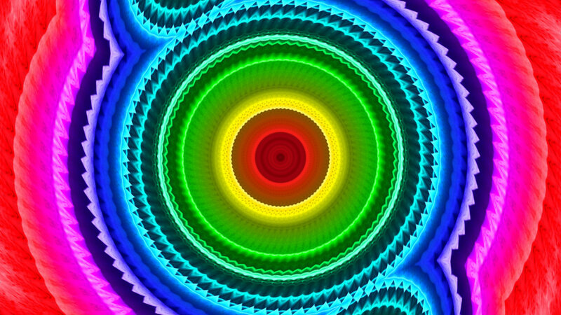 Concentric Rainbow Rings