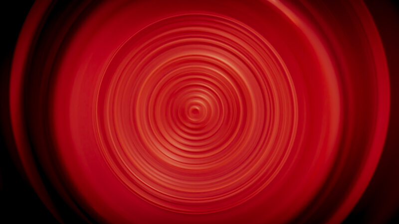 Concentric Red Circles — Hypnotic