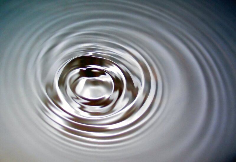 concentric ripples on water