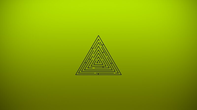 Concentric Triangle Maze