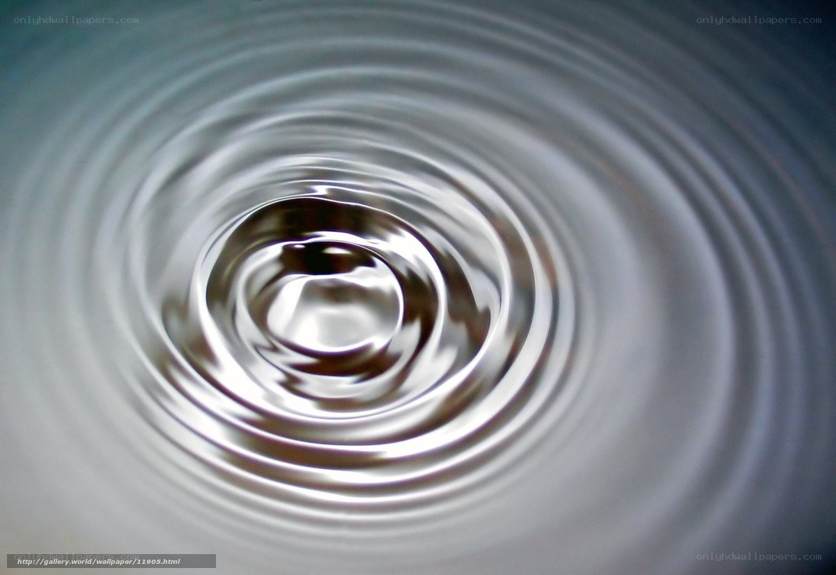 Concentric water ripples