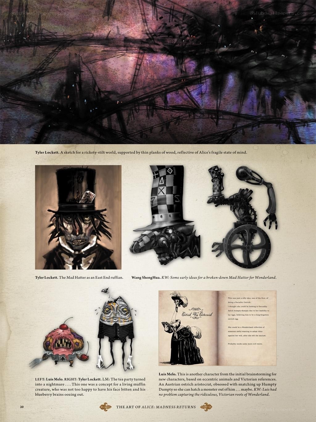 Concept art for Alice: Madness Returns