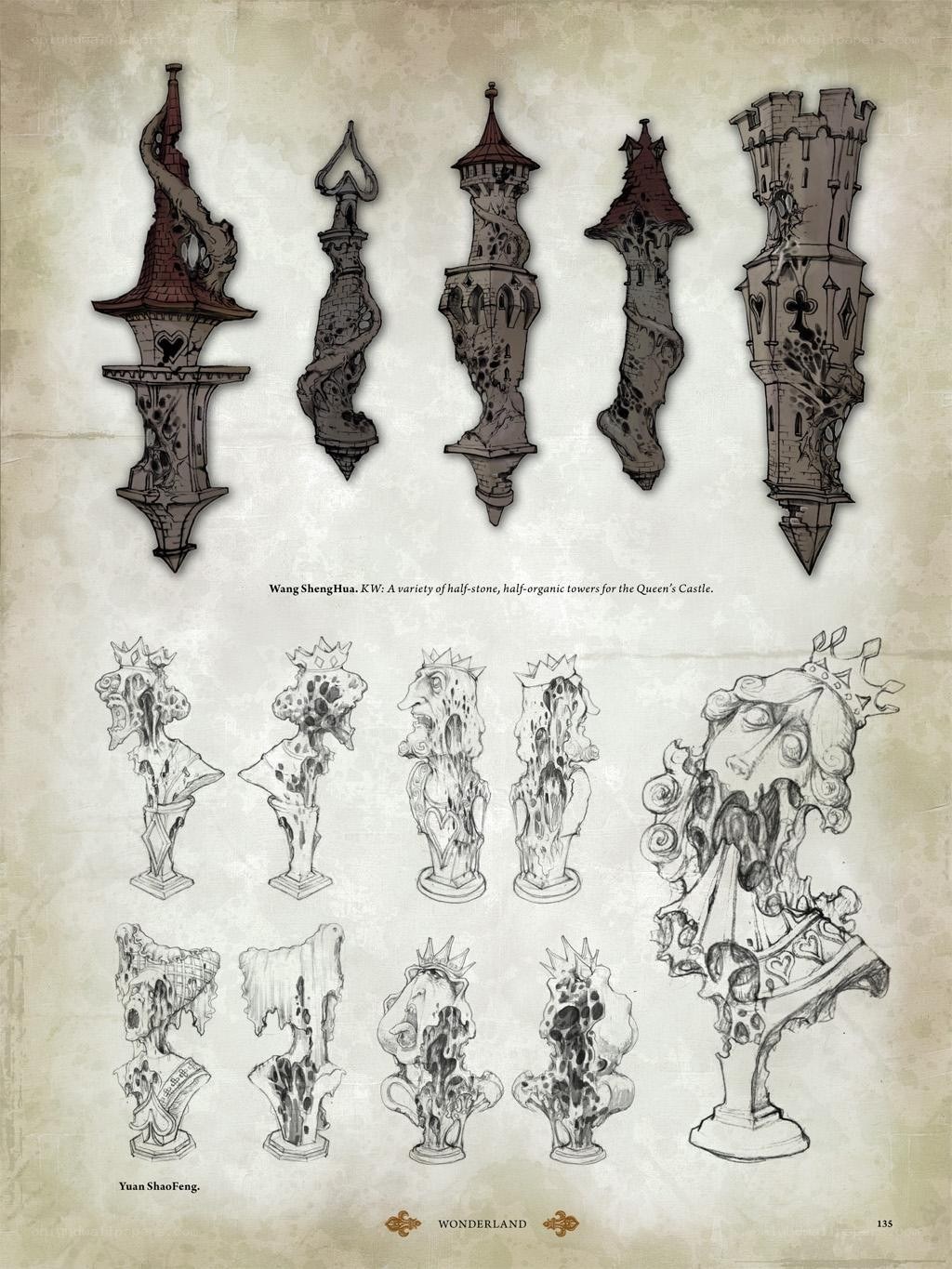 Concept art for Queen's Castle
