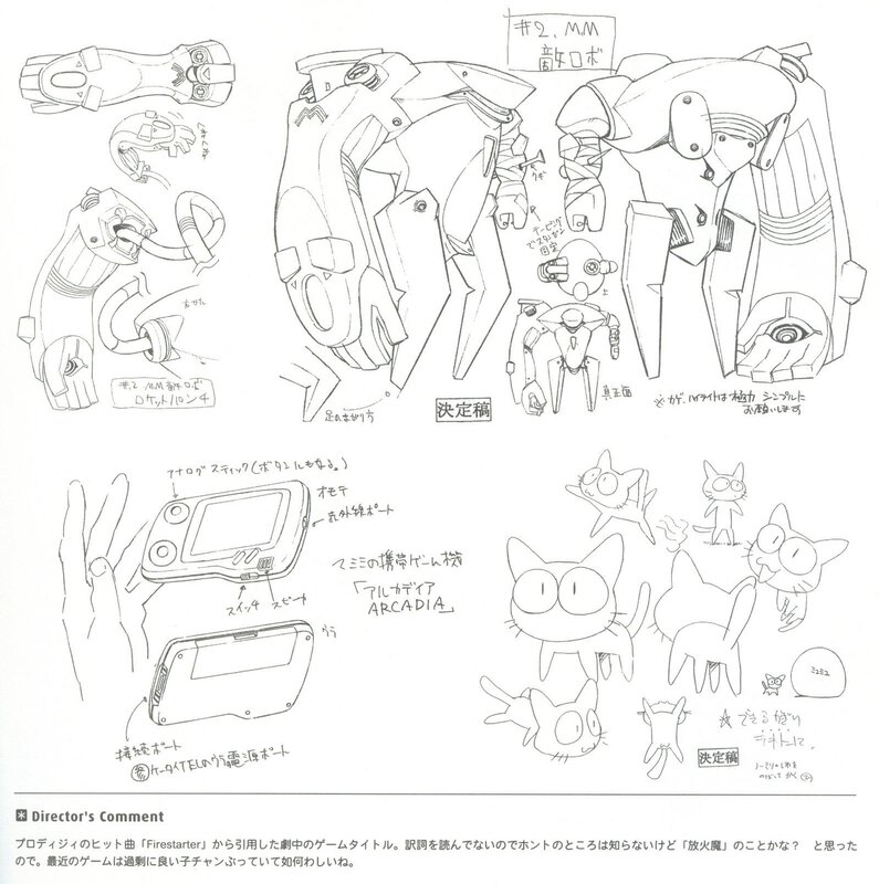 Concept art for robot and handheld device