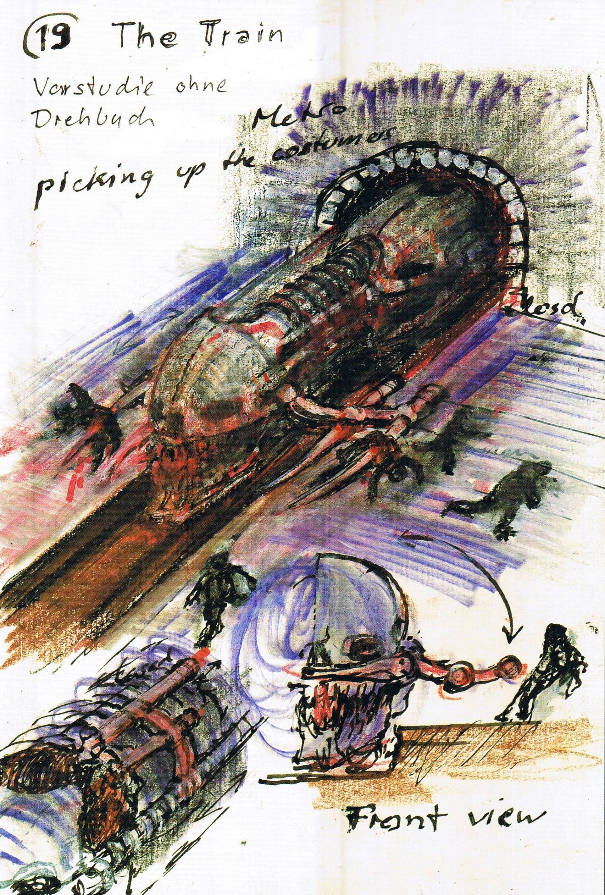 Concept art for The Train