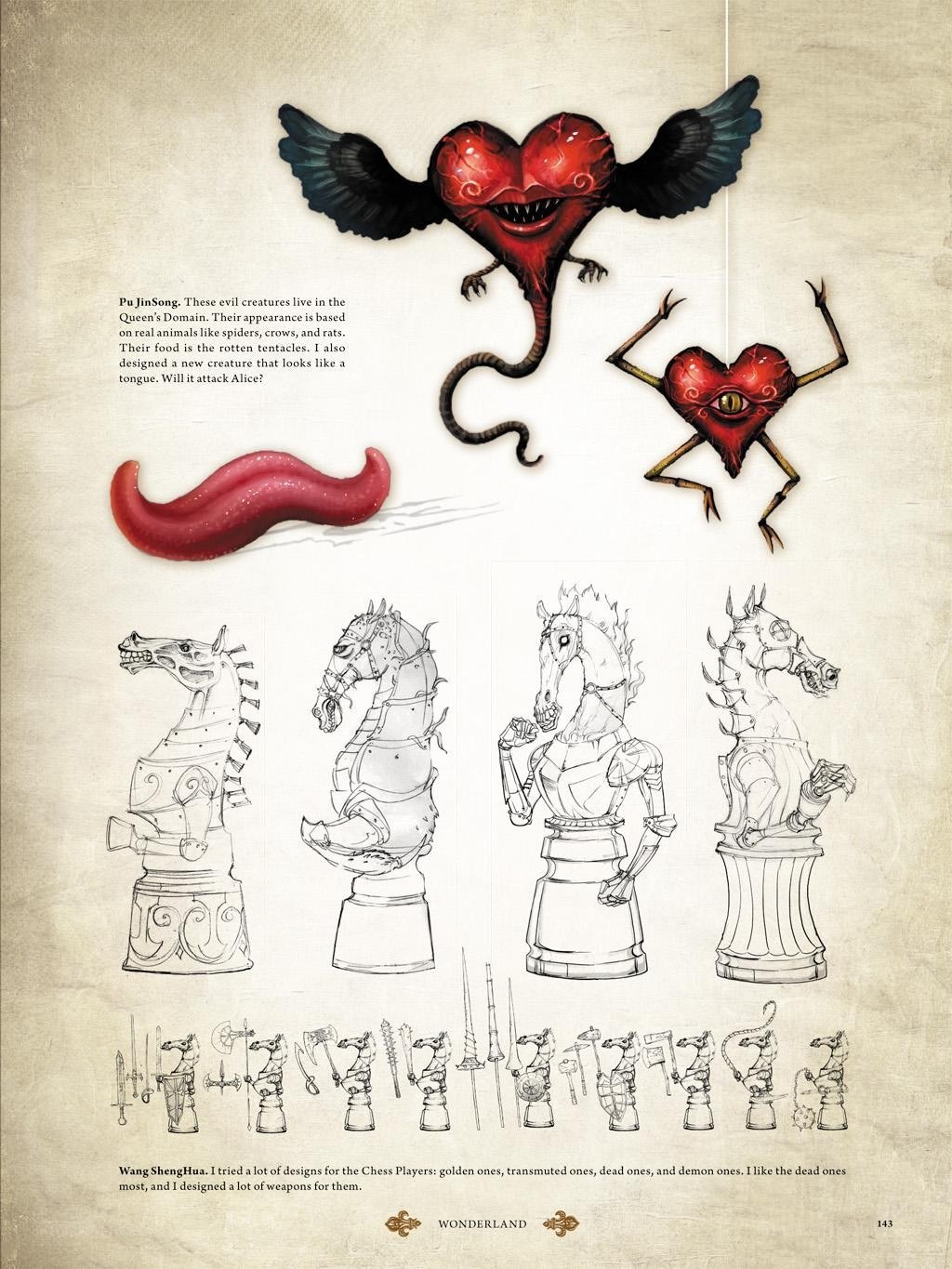 Concept art for Wonderland