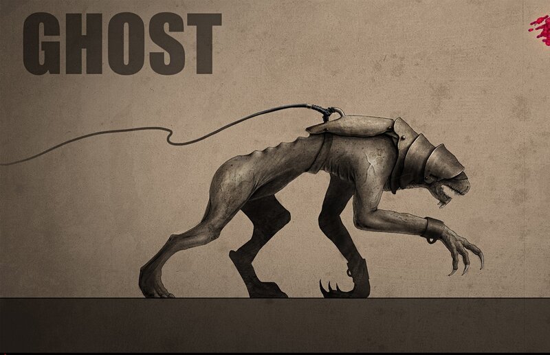 Concept art of a creature named Ghost