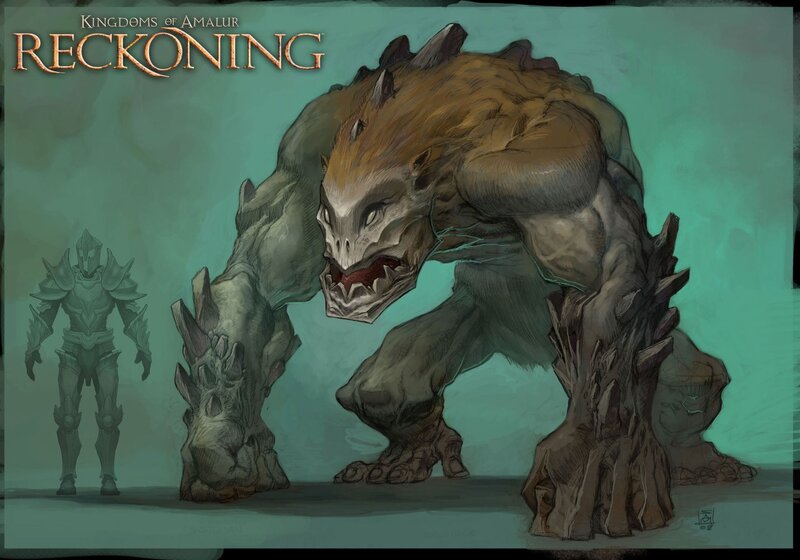 Concept art of a monster