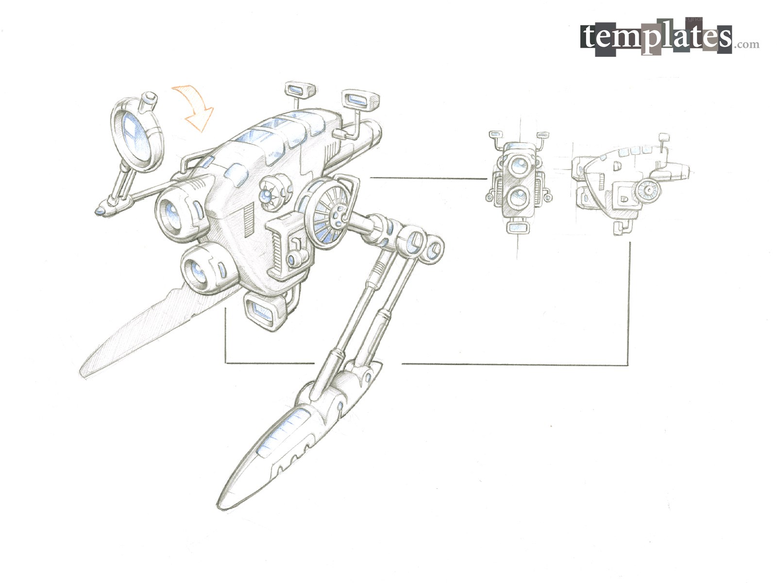 concept art of a sci-fi vehicle