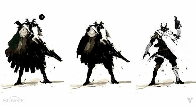 concept art of armored warriors