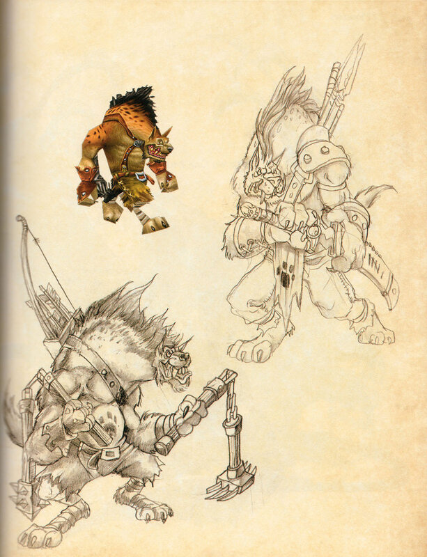concept art of fantasy creatures