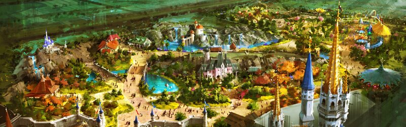 Concept Art of Theme Park