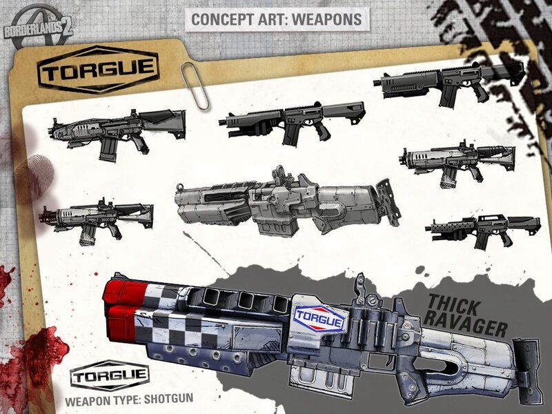 Concept Art of Weapons