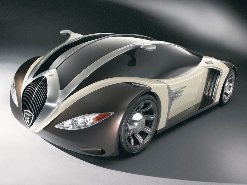 Concept Car — Black, Dramatic, 3d Render, Headlight, Wheel, Silver