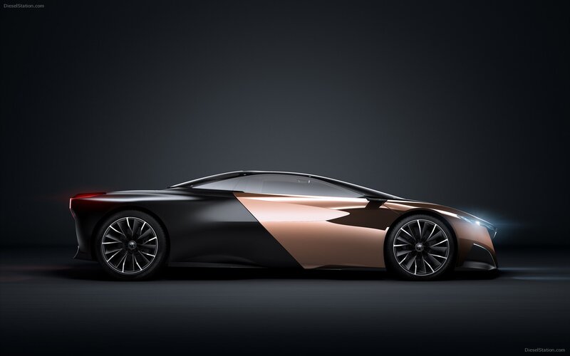Concept Car — Black, Dramatic, 3d Render, Headlights, Wheels