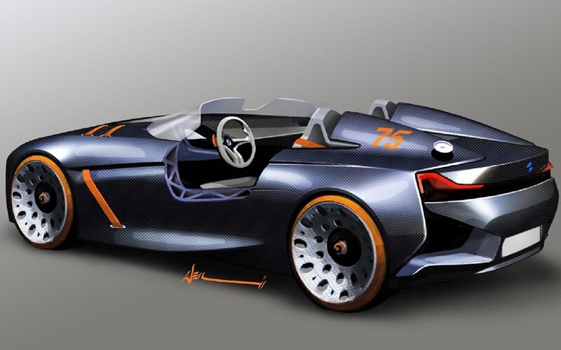 Concept Car Design — Blue