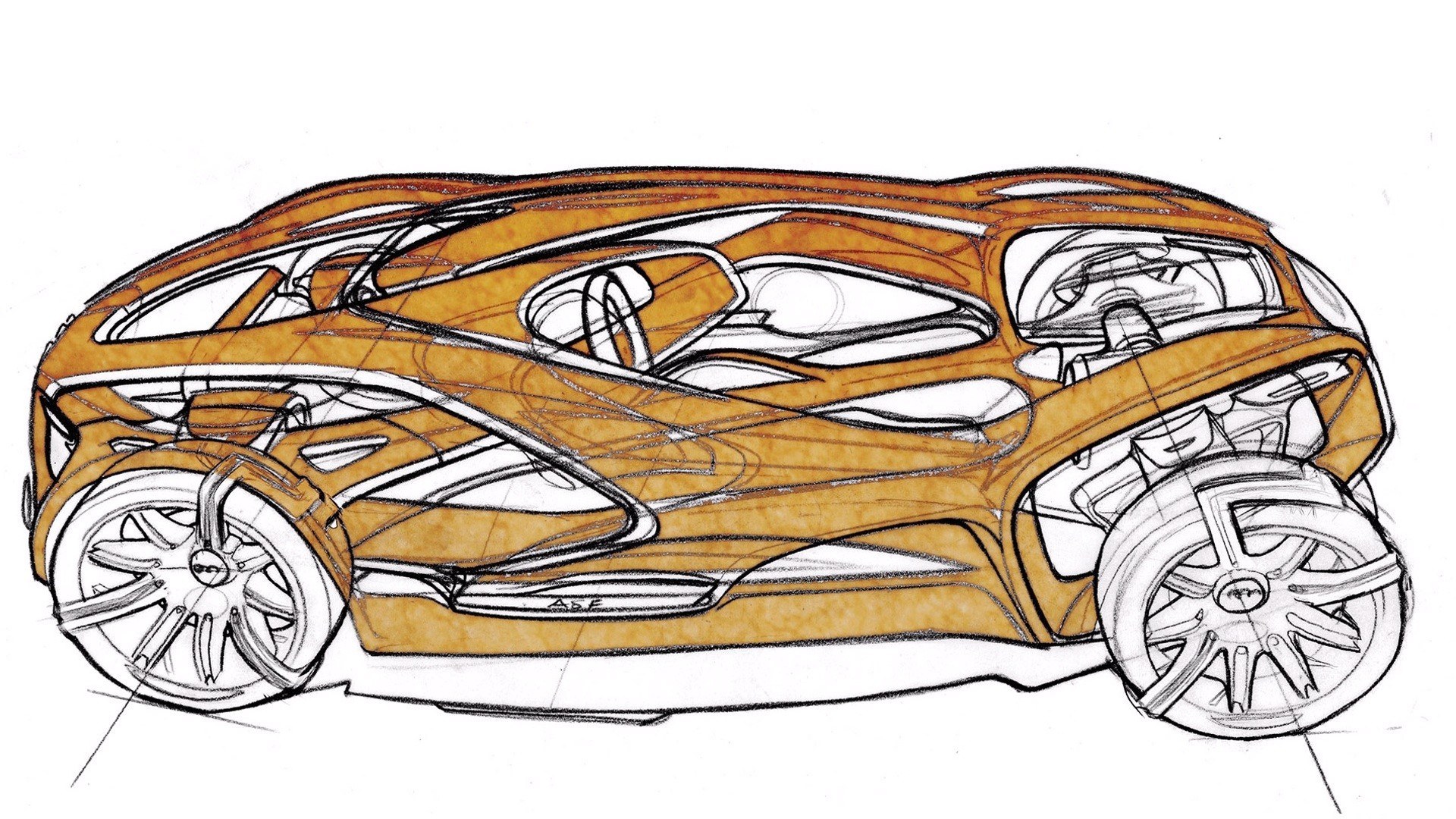 concept car design sketch