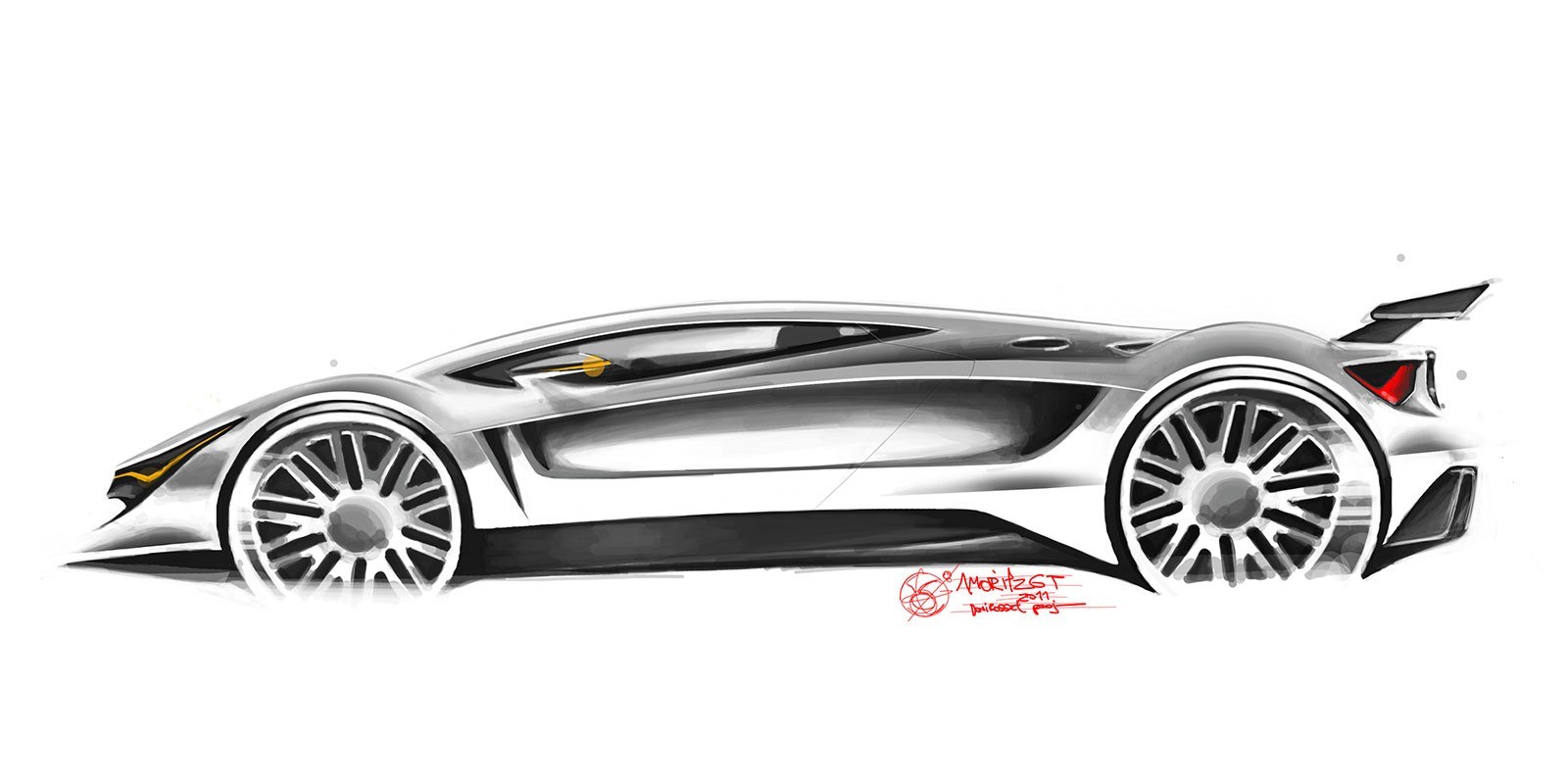 concept car design sketch