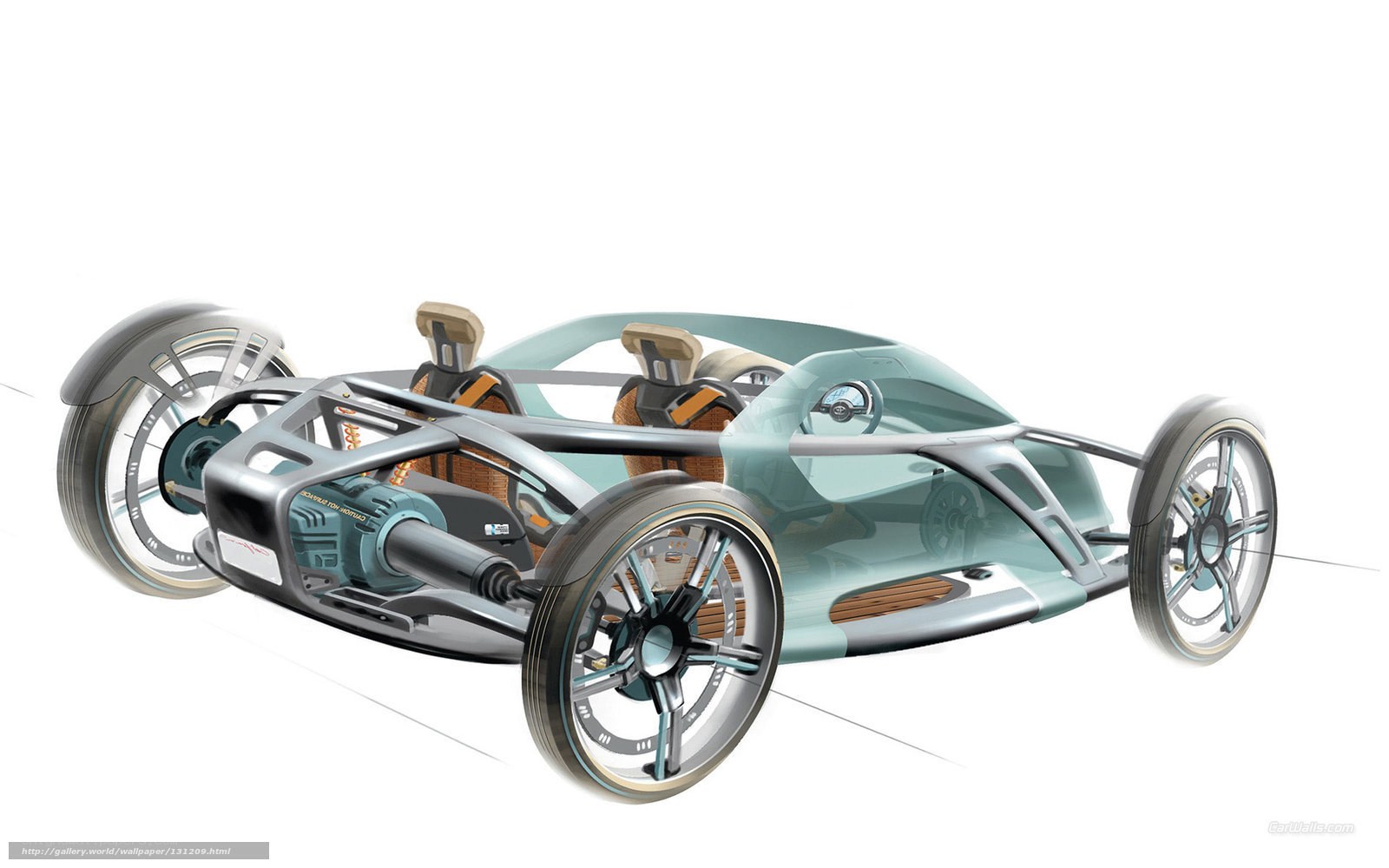 Concept car design sketch