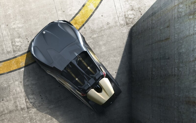 Concept car from above