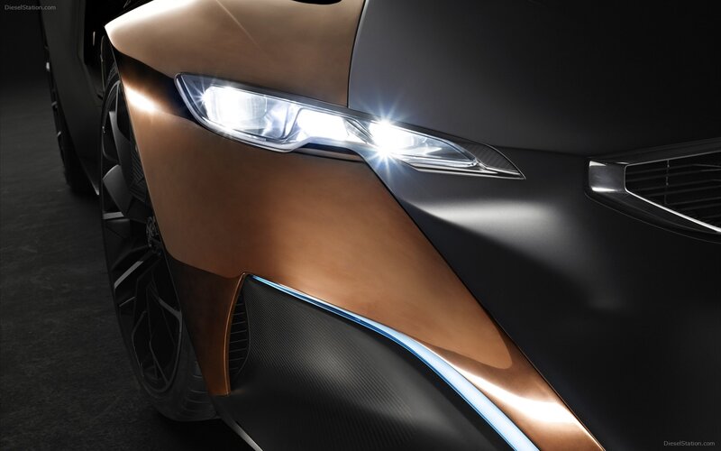 Concept car front headlight