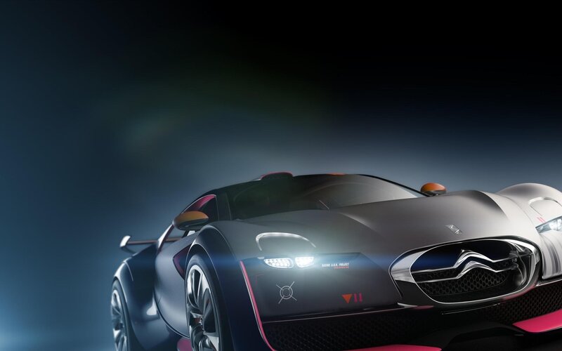 Concept car front view