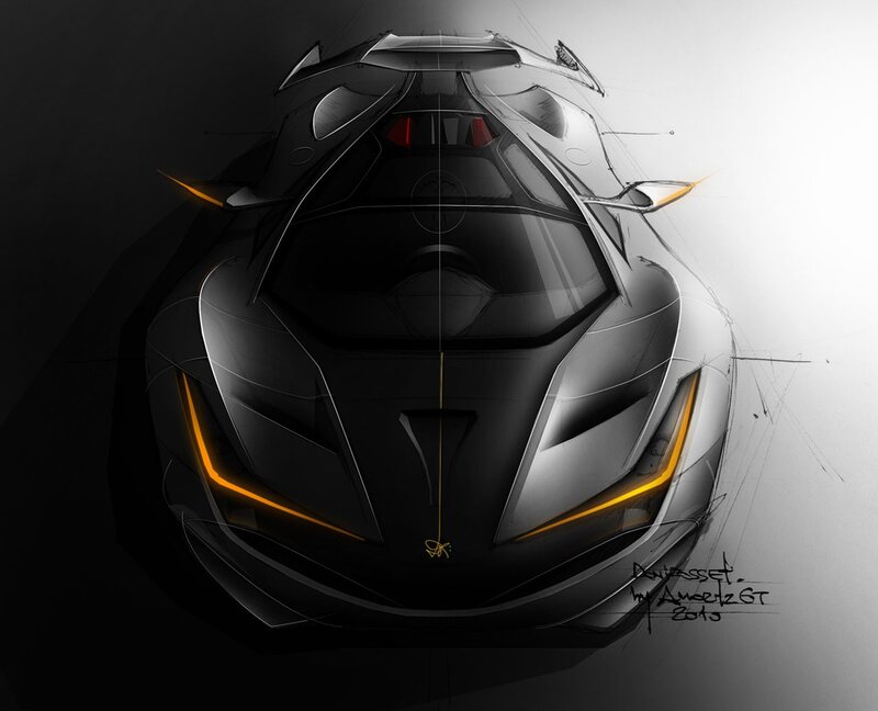 Concept Car Front View — Black