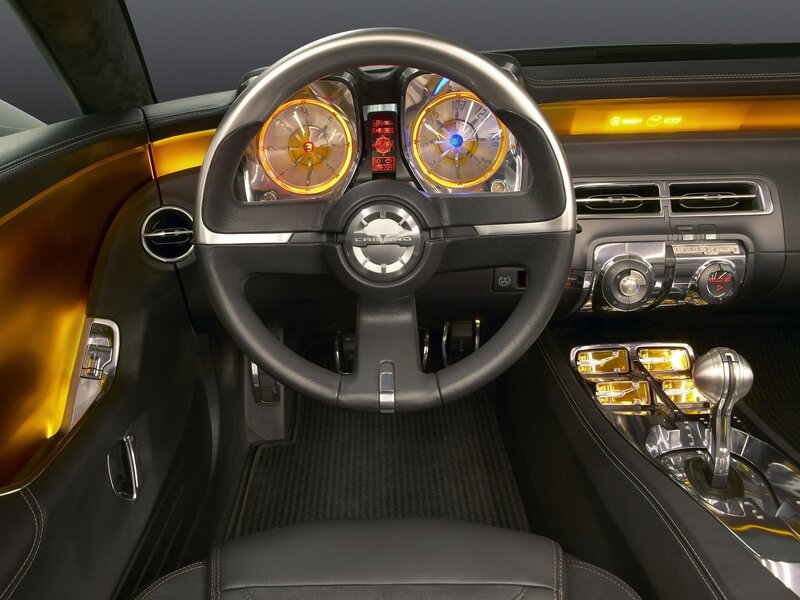 Concept car interior dashboard
