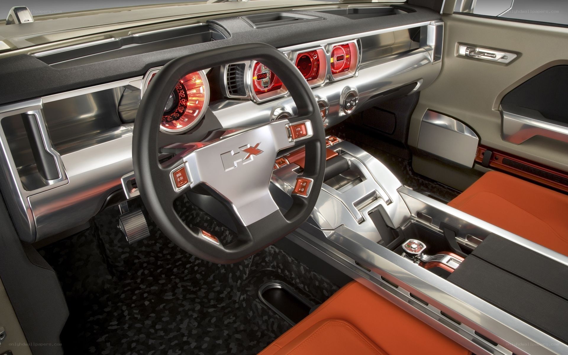 concept car interior dashboard