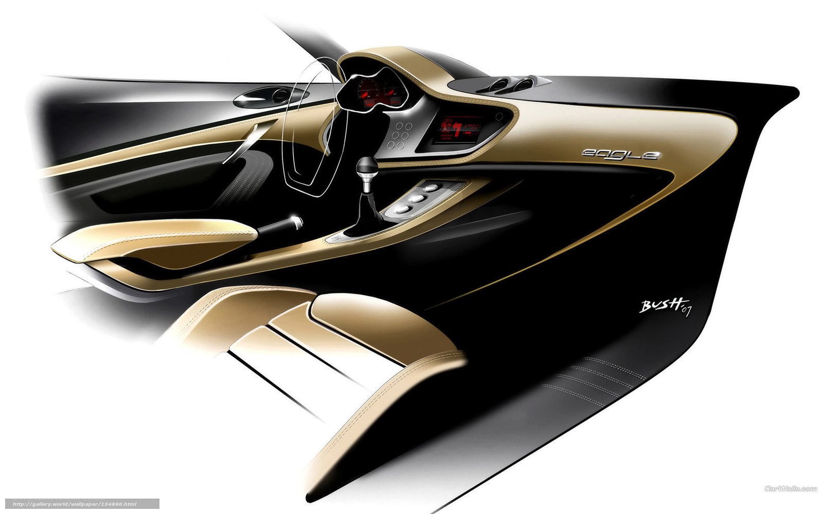 Concept car interior design