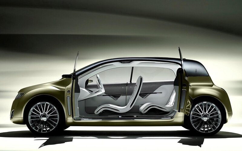 Concept Car Interior — Gold