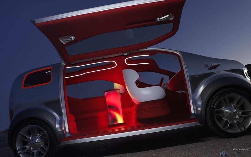 Concept Car Interior — Red