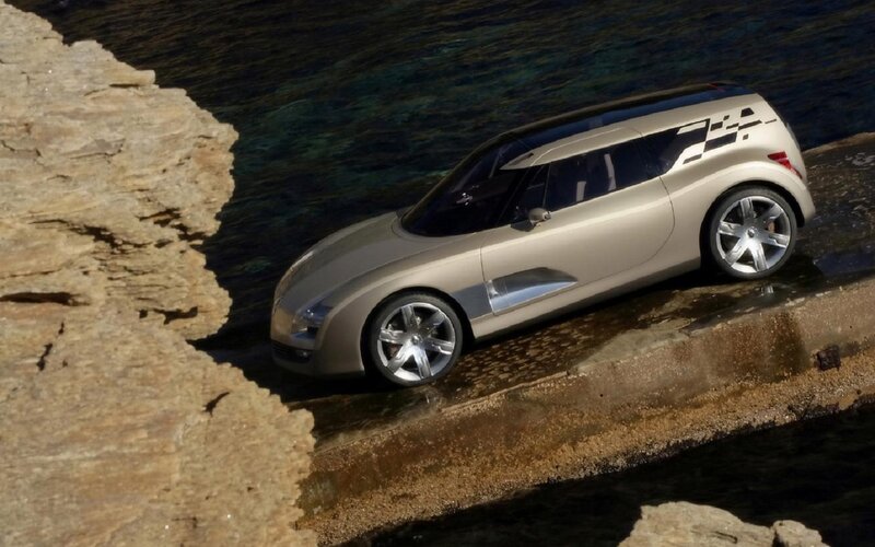 Concept Car on Cliff