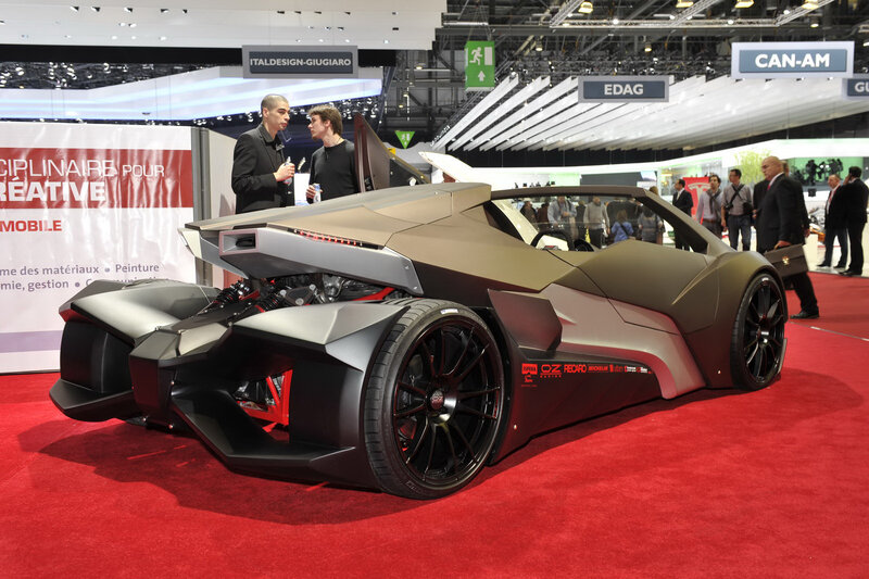 Concept Car on Display — Black