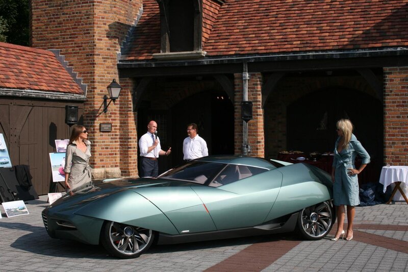 Concept Car on Display — Green