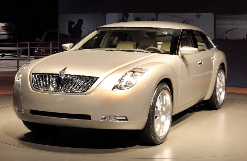 Concept car on display