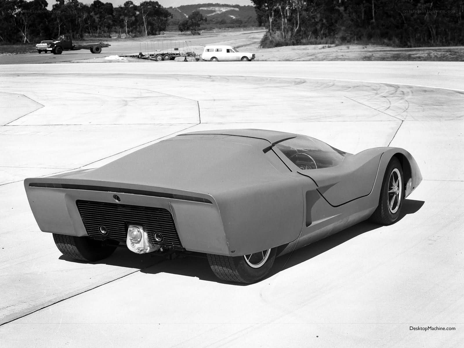 Concept car on tarmac