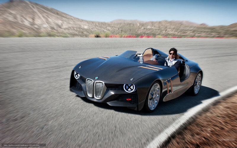 Concept Car on Track — Black