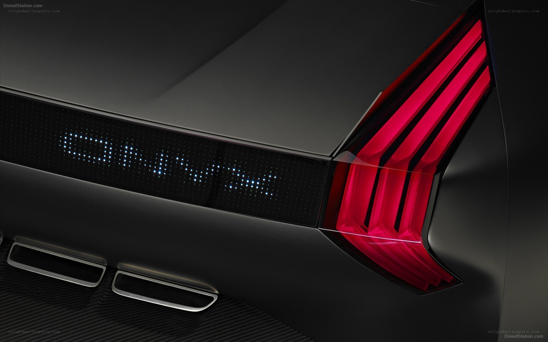 Concept car rear light design