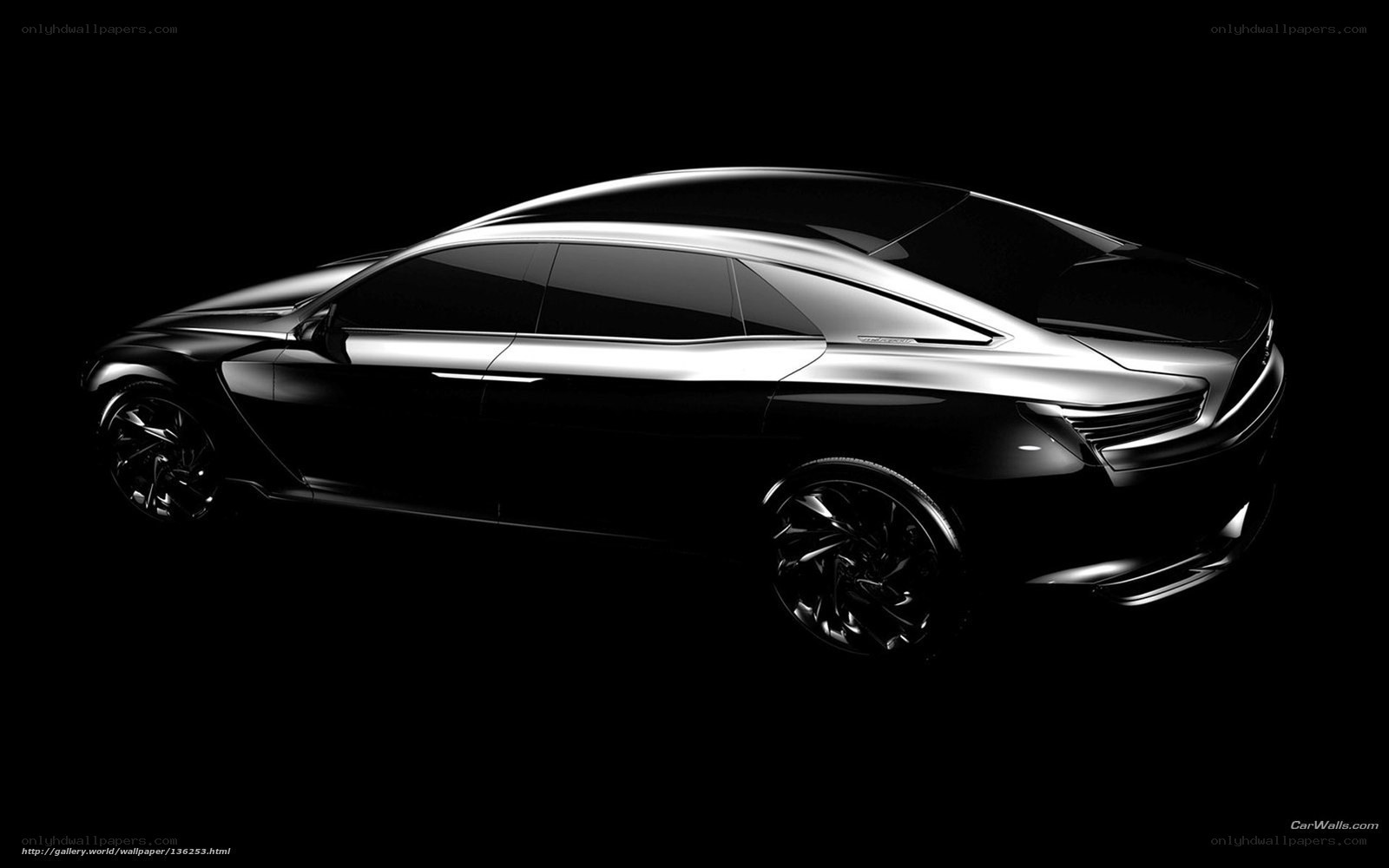 concept car silhouette
