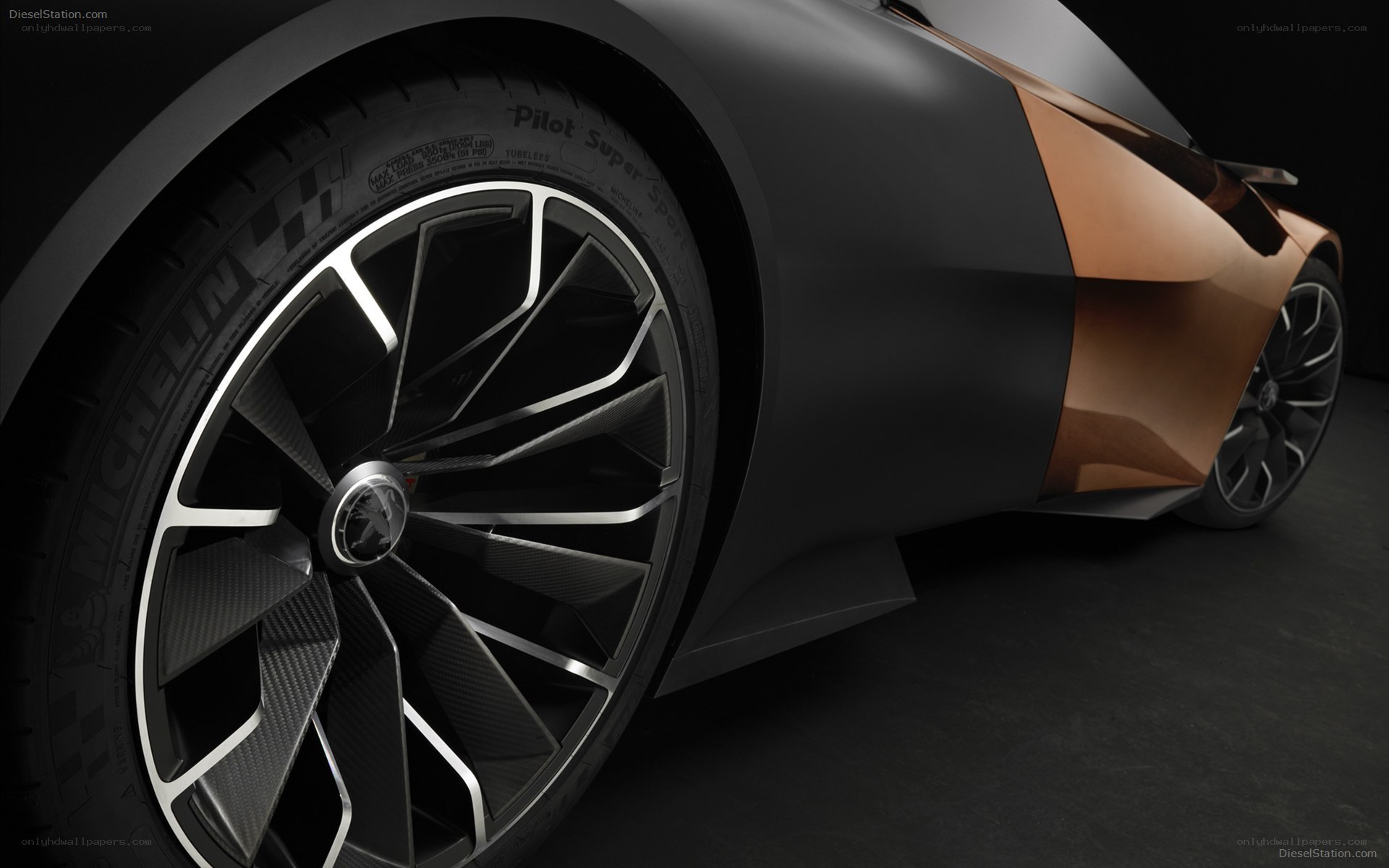 concept car wheel detail